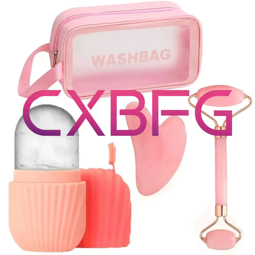 Face Ice Roller Puffiness - Set per Massaggio Viso 4/1 Pezzi: