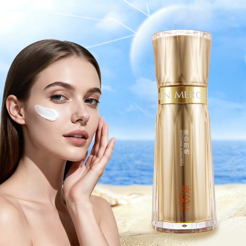Spf 50 Waterproof Sunscreen - Crema solare Mercilen 30g, idratante, protettiva