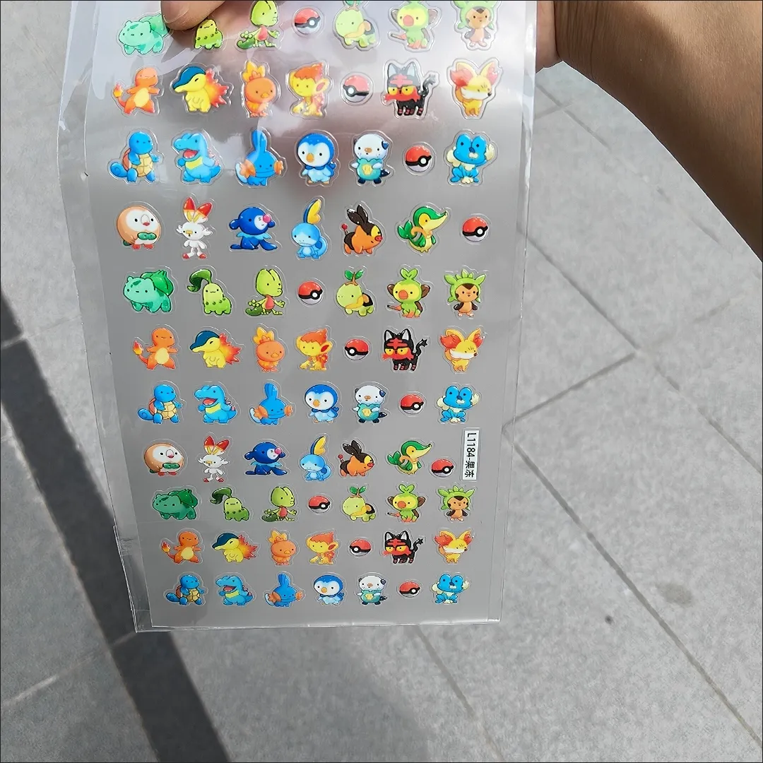 Adesivi per Unghie Pokémon, Ch - Nail Art recensione e prezzo